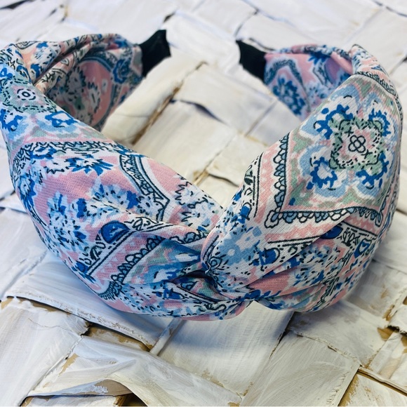 Anthropologie chiffon hair ties and hard headbands - Picture 4 of 5